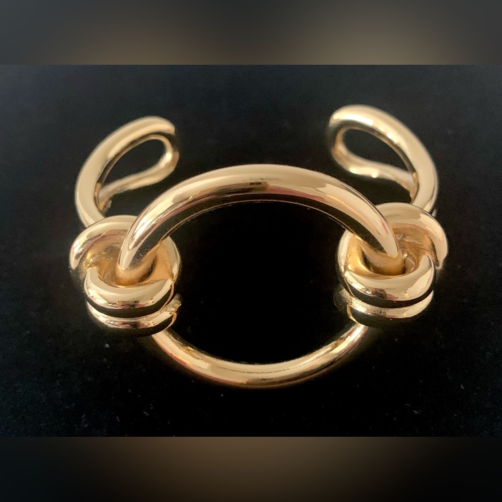 J Crew open loop double knot cuff bracelet. - Picture 3 of 8